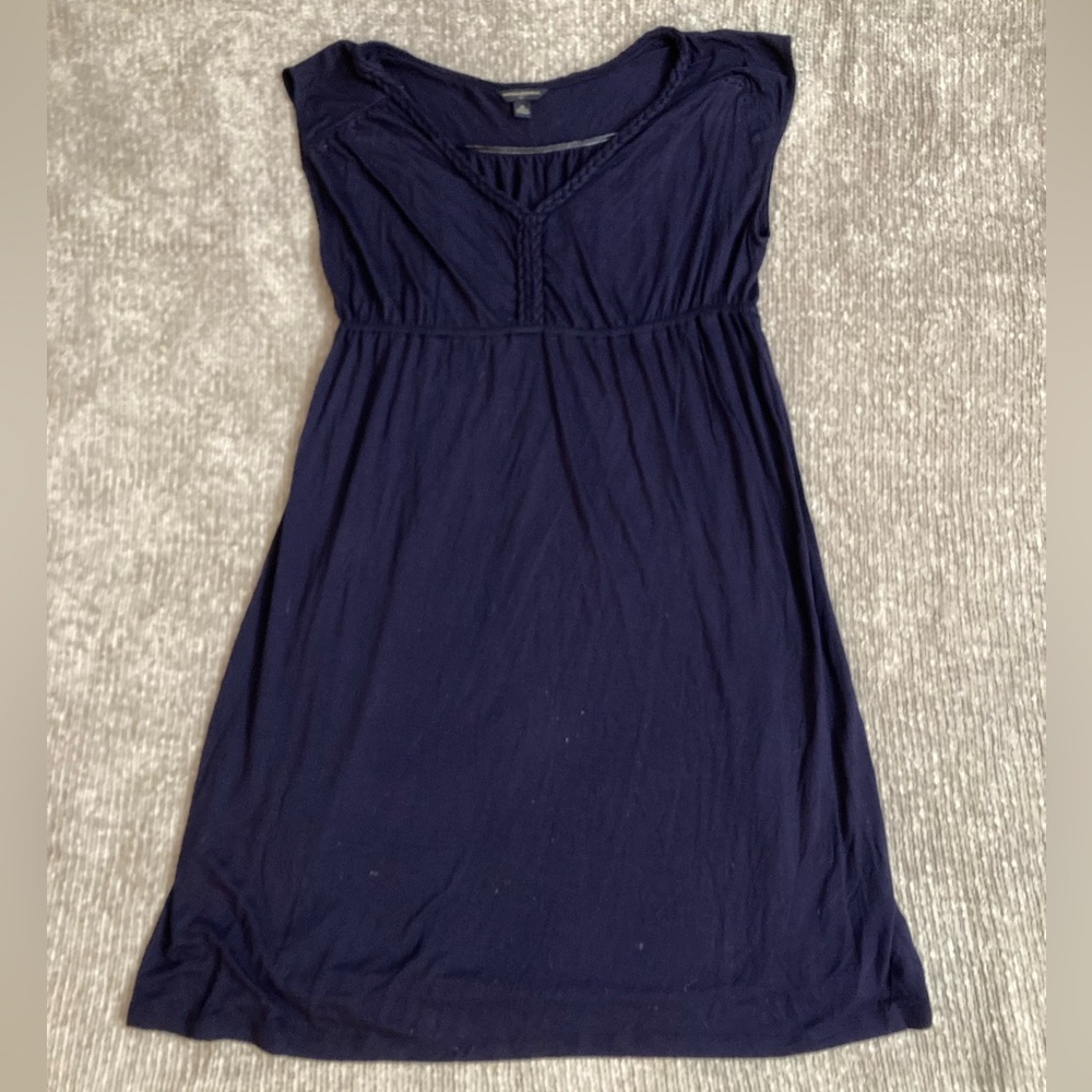 Banana Republic Factory Navy Midi Dress